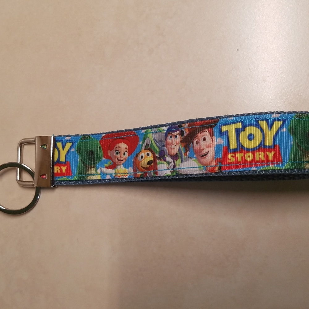 Handcrafted Toy Story Key Fob 1" x 4", 5" or 6"